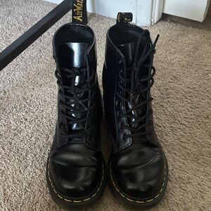 Dr. Martens Black Combat Boots